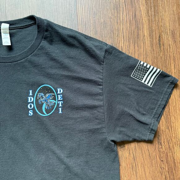 Jerzees Space Force Forward Above DET 1 Graphic Tee – Men’s Large - Picture 3 of 7